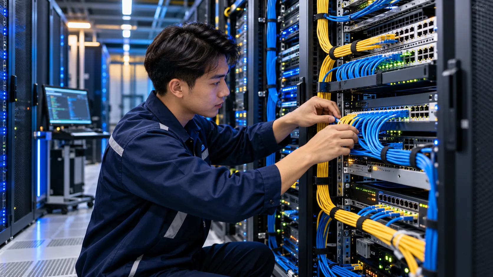 Thi công hạ tầng mạng